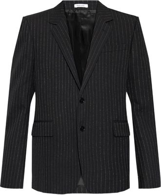 Alexander McQueen pinstriped blazer - Black