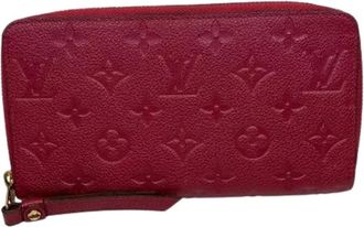 Louis Vuitton Pre-owned Clutches, female, Pink, Size: ONE SIZE Pre-owned Monogram Empreinte Long Wallet