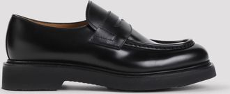 Churchs Black Slip On Loafers