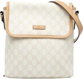 Gucci Pre-owned Cross Body Bags, female, Beige, Size: ONE SIZE Pre-owned Plastic Cross Body Bag