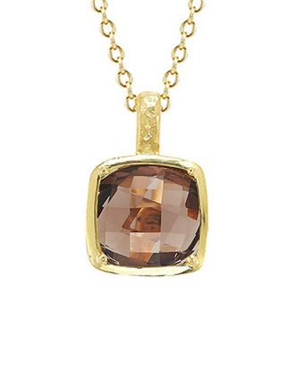 I.Reiss Company 14K 6.00 Ct. Tw. Smokey Topaz Necklace