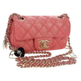 Chanel Pre-owned Vintage Mini Shoulder Bag - Dames - Pre-owned - Roze - Maat: ONE Size Leer