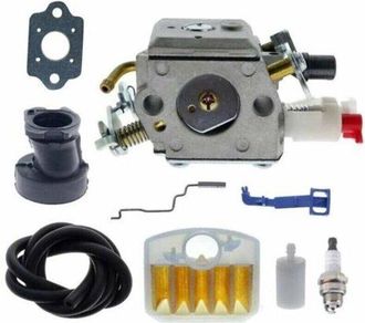OEM El Carburador 503283208 Es Adecuado Para Las Motosierras Husqvarna 340, 345, 346, Xp, Reemplaza Al C3, El18b Con Carburador Simple Jonsered