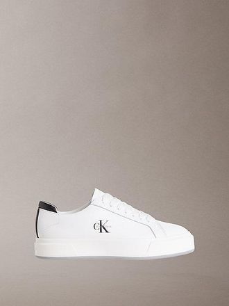 Calvin Klein Premier Zapatillas De Piel Con Logo Distintivo