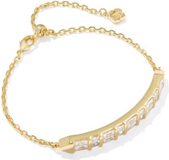 Kendra Scott Jamie Delicate Chain Bracelet In Gold