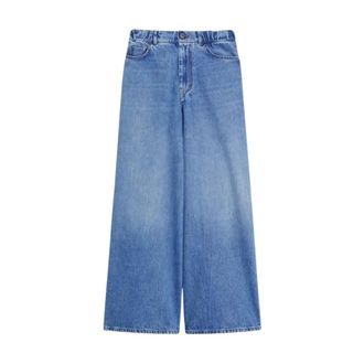 Max Mara Dames, Jeans, Blauw, Maat: 2XS Katoen