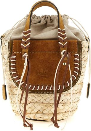 Cuba Lab Habanera Cuoieria - Dames - Schoudertassen - Beige - ONE Size - Linnen - Tassen