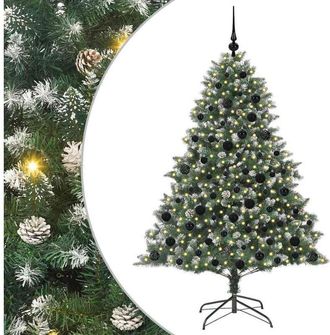 vidaXL &Aacute;rbol De Navidad Artificial Verde 180 Cm Pvc, Pl&aacute;stico Y Acero Vidaxl