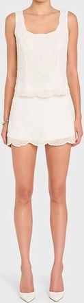 Amanda Uprichard Elisha Skorts In White