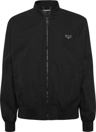 Philipp Plein Bomberjack - Heren - Bomber jackets - Zwart - 4XL - Leer - Jassen