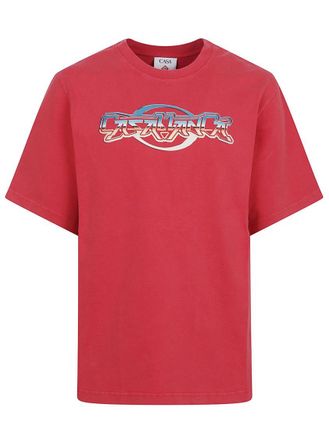 Casablanca Graphic Print Crew Neck T-Shirt