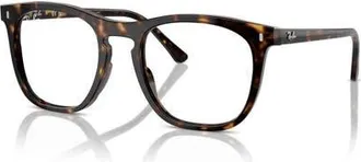 Ray-Ban 53mm Square optical glasses in Tortoise at Nordstrom