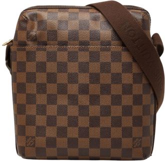 Louis Vuitton Brown Pvc Leather Shoulder Bag (Pre-Owned)