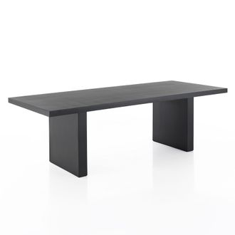 Oresteluchetta Mesa De Exterior En Resina Cemento Cm. Al.77 X P.100 X L.240