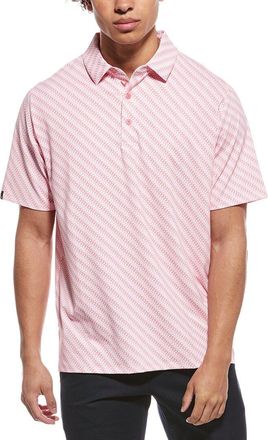 Callaway Chevron Twill Print Polo Shirt