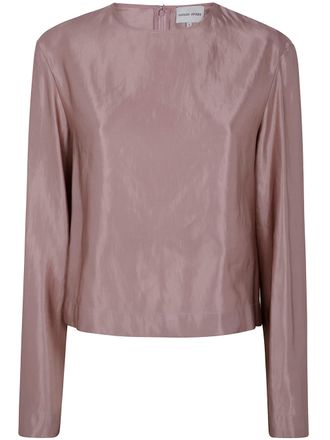 Loulou Studio Nino Round Neck Blouse