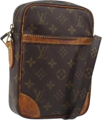 Louis Vuitton Pre-owned Danube Schoudertas - Dames - Vintage Schoudertas - Bruin - ONE Size - Leer - Vintage
