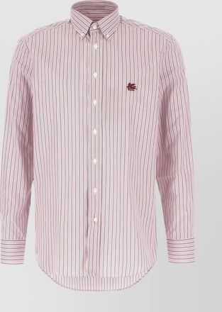 Etro striped cotton poplin shirt