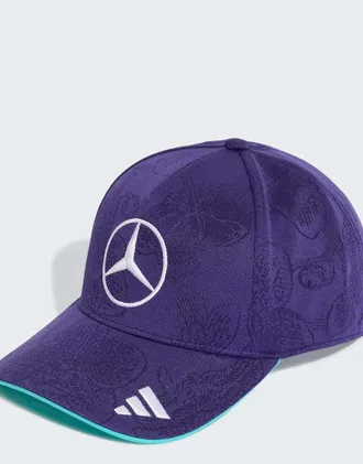 adidas adidas Performance - Mercedes AMG Petronas Formula 1 Team - Cappellino da pilota viola scuro con logo Vanda Bloom