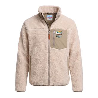 Superdry Fitness, Heren, Beige, 2Xl, Polyester, Mountain Full Zip Fleece