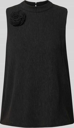 s.Oliver Black Label Regular Fit Blusentop aus Lyocell-Mix in Black, Gr&ouml;&szlig;e 38