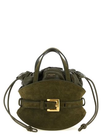 Balmain Bicolor Calfskin Womens Handbag