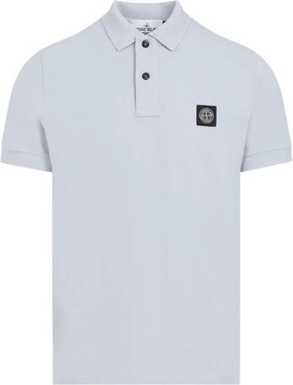 Stone Island Polo Shirt - Heren - Polos - Blauw - S - Katoen - Tops