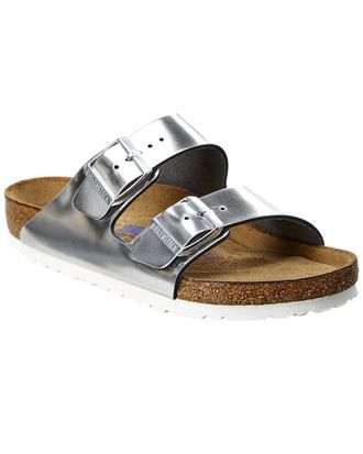 Birkenstock Womens Arizona Soft Footbed Leather Sandal