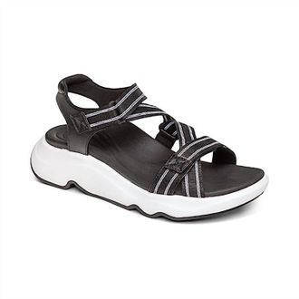 Aetrex Womens Marz Sandal In Black
