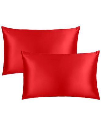 Blissy Set Of 2 100% Mulberry Silk Pillowcases