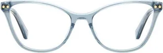 Kate Spade New York elora 50mm cat eye reading glasses in Crystal Blue at Nordstrom