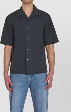 Barena cotton camp collar short-sleeve shirt