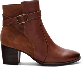 Aetrex Womens Rebecca Heel Boot In Cognac