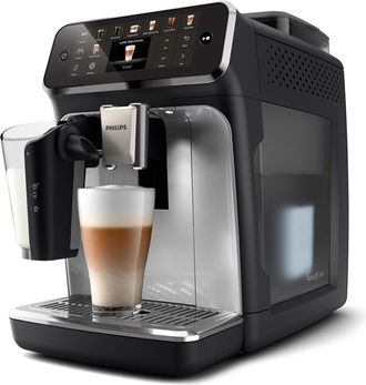 Philips Lattego Serie 5500 Macchina Da Caff&egrave; Nera E Argento