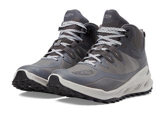 Keen Zionic Mid Height Waterproof All Terrain Womens Shoes Steel Grey/Magnet : 6.5 B - Medium, Textile