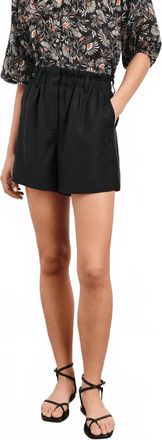 Rails Monte Paper Bag Style Short In Black
