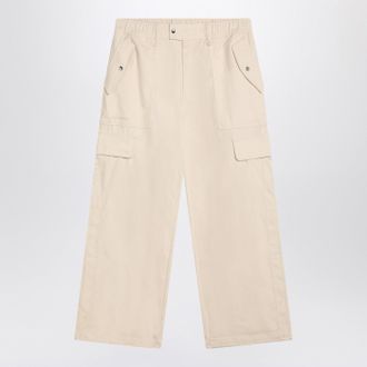 adidas Ivory Cotton Cargo Trousers