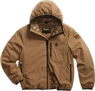 Blauer Piumino con cappuccio - Marrone