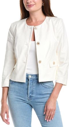 T Tahari Cropped Jacket