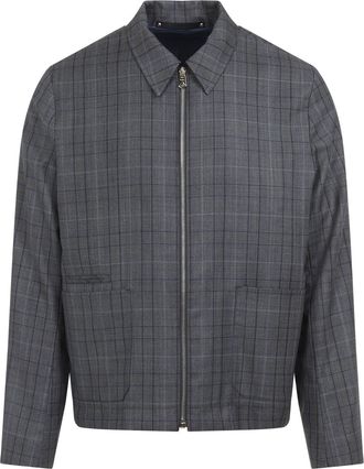 Paul Smith Grey Regular Fit Wool Jacket-Uomo