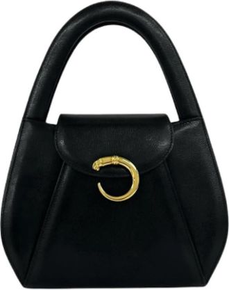Cartier Pre-owned Leather totes - Dames - Vintage Handtas - Zwart - ONE Size - Vintage