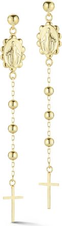 Glaze Jewelry Sterling Silver Rosary Drop Earrings
