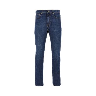 Incotex Stretch denim slim fit jeans Man 30