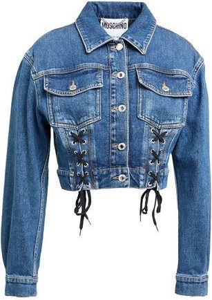 Moschino COATS & JACKETS - Denim outerwear on YOOX.COM