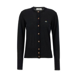 Vivienne Westwood Cardigans, female, Black, Size: XS Sweater