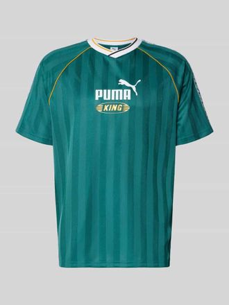 Puma Regular Fit Jersey mit Logo-Print in Bottle, Gr&ouml;&szlig;e XXL