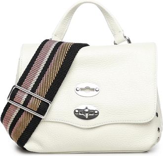 Zanellato Baby Postina Messenger Bag - Dames - Handtassen - Wit - ONE Size - Leer - Tassen