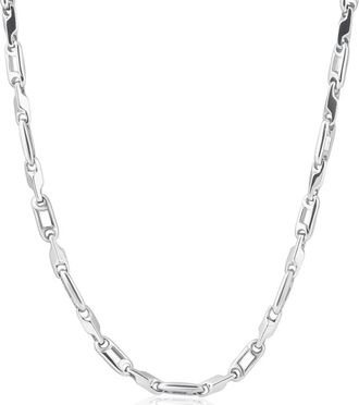 Pompeii3 Mens 14k Gold (63gram) or Platinum (118gram) 5.5mm Link Chain Necklace 22