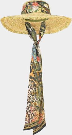 Camilla Leotigra Land Large Raffia Sunhat