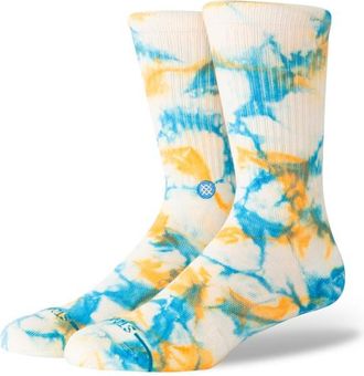 Stance Spotty Dye Crew Multifunktionssocken - Unisex | beige
